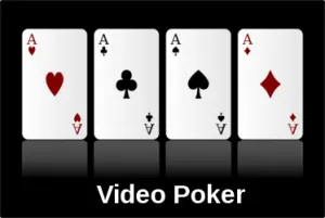 Video poker machine