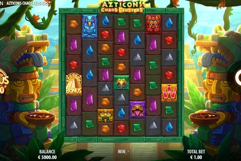 Azticons Chaos Clusters slot screen
