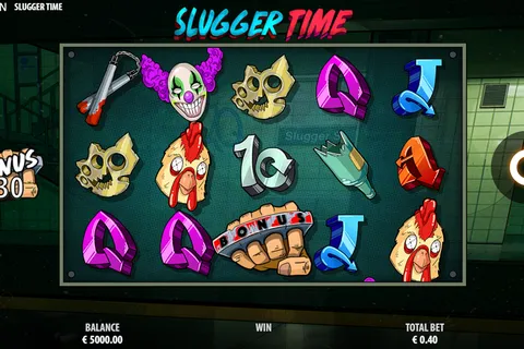Slugger Time slot screen