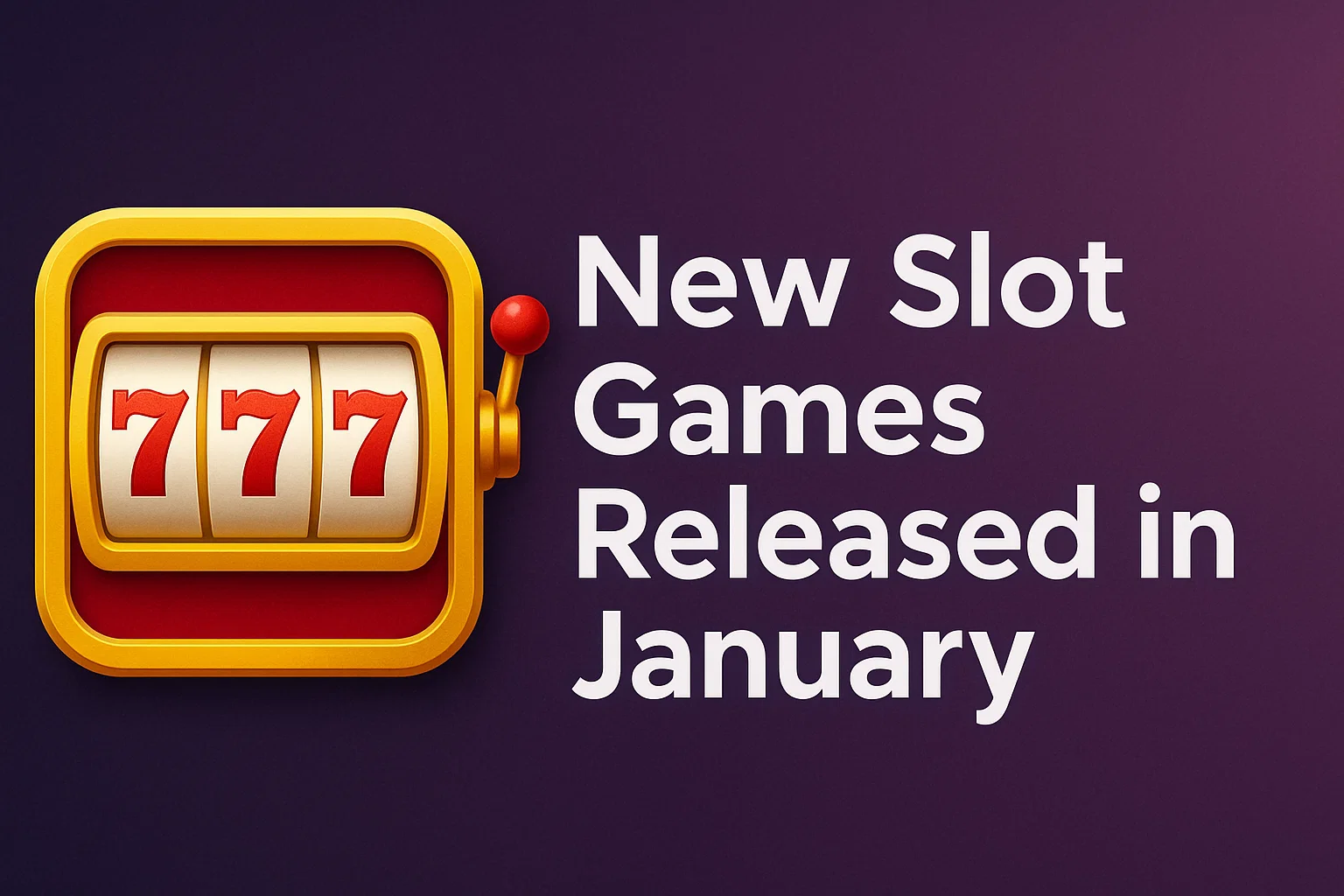 New Slot Games Released in January